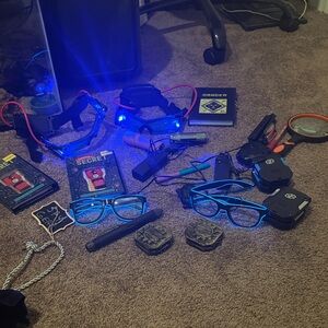 Secret Agent Kit with light up Glasses